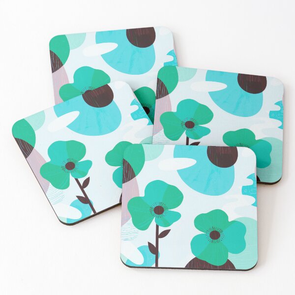 Item preview, Mint Calm Floral Composition designed and sold by joycrysstudio.