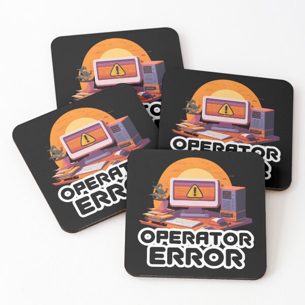 Item preview, Operator Error – Funny Computer Error Tech Support Design for IT Professionals, Programmers & Gamers designed and sold by GFamilyC.