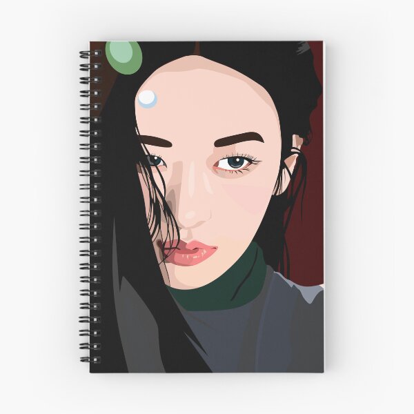 Aperçu de l'œuvre Yujin d'IVE dans un superbe portrait numérique vectoriel. créée et vendue par Aome22.