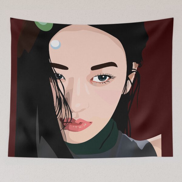 Item preview, Yujin of IVE in a stunning vector digital portrait. designed and sold by Aome22.