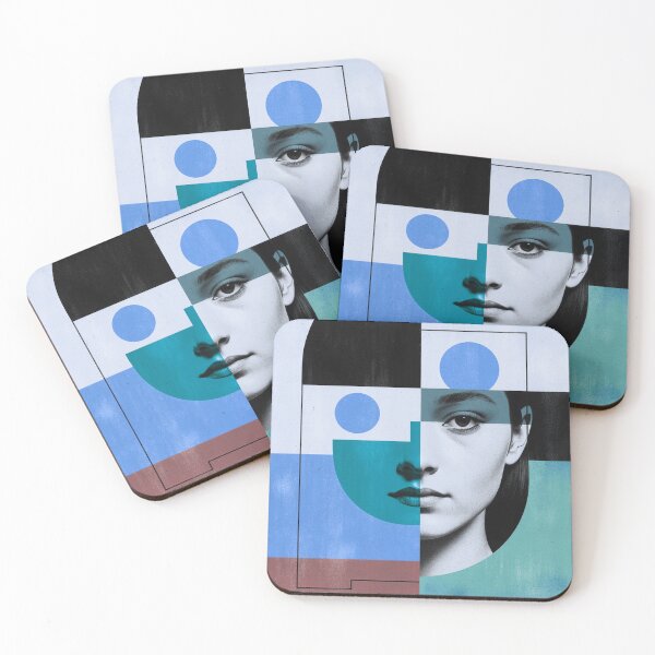 Item preview, Dual Identity – Geometric Female Portrait designed and sold by joycrysstudio.