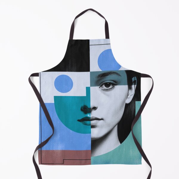 Item preview, Dual Identity – Geometric Female Portrait designed and sold by joycrysstudio.
