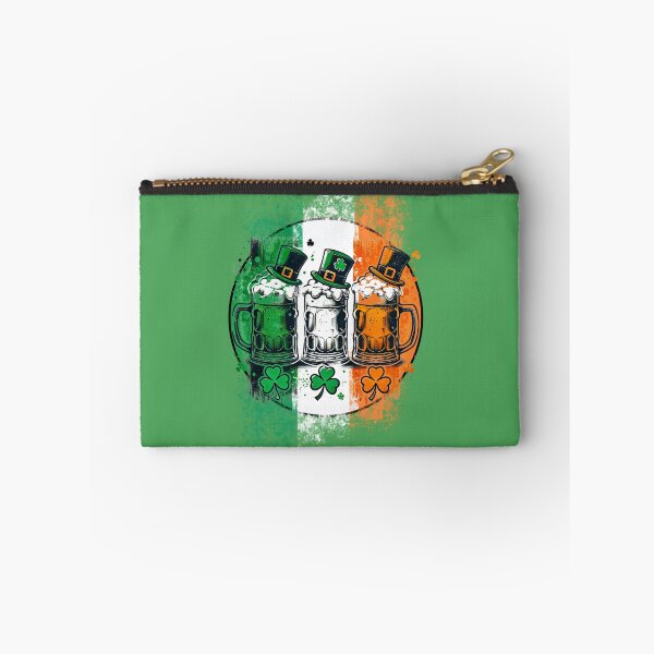 Item preview, Green White Orange Cheers – Irish Beer Celebration designed and sold by Szpaku desart .