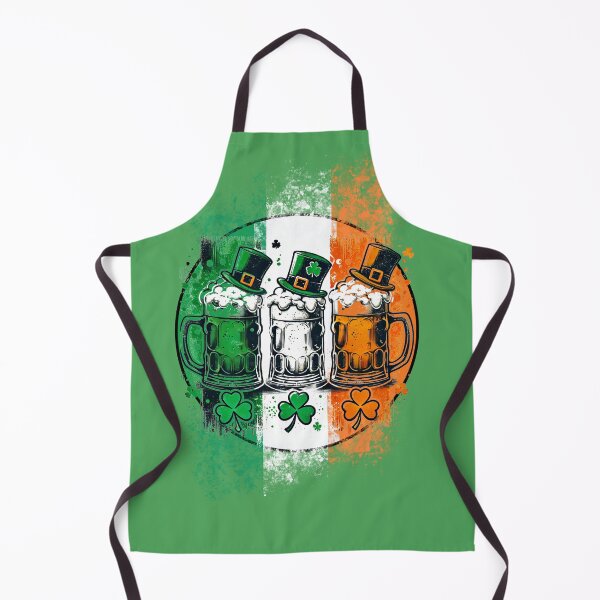 Item preview, Green White Orange Cheers – Irish Beer Celebration designed and sold by Szpaku desart .