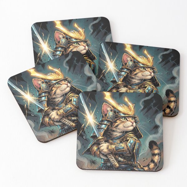 Item preview, SAMURAI ARMOR CAT designed and sold by Mistermike248.