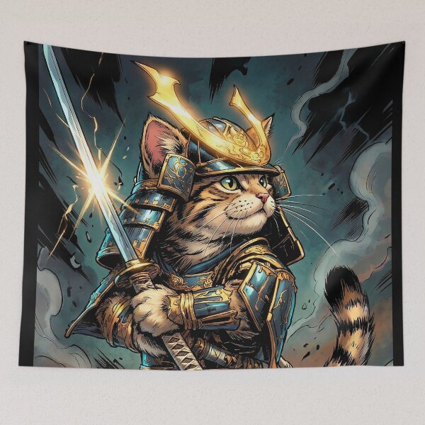 Item preview, SAMURAI ARMOR CAT designed and sold by Mistermike248.