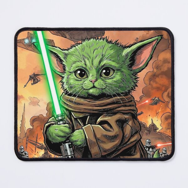 Item preview, Yoda Kitten Jedi Master on Battlefield designed and sold by Mistermike248.