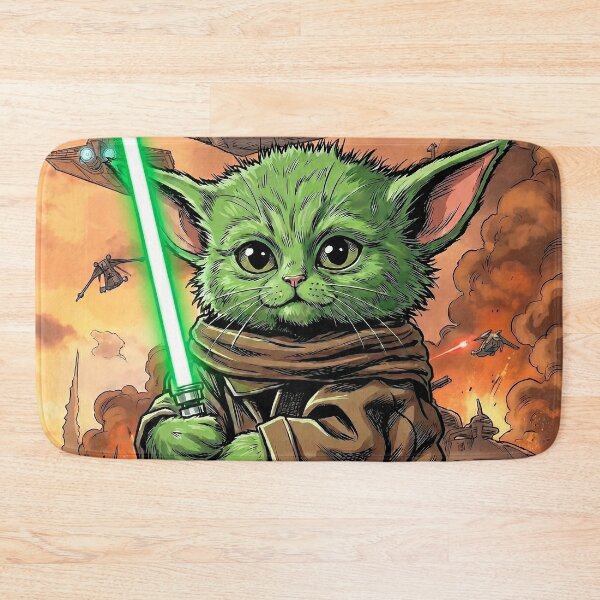 Item preview, Yoda Kitten Jedi Master on Battlefield designed and sold by Mistermike248.