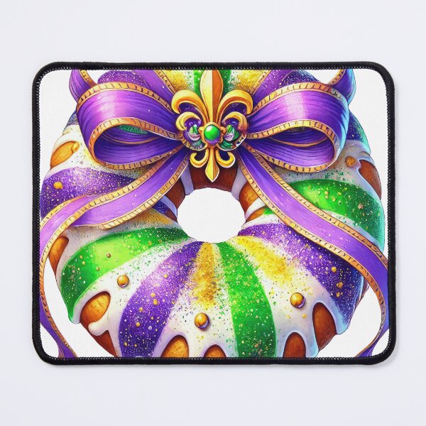 Item preview, Let the Good Times Roll Mardi Gras Shirt – Carnival Celebration Tee in Purple Green Gold designed and sold by Inkvado.