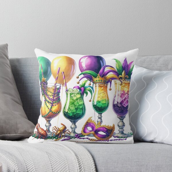 Item preview, Let the Good Times Roll Mardi Gras Shirt – Carnival Celebration Tee in Purple Green Gold designed and sold by Inkvado.