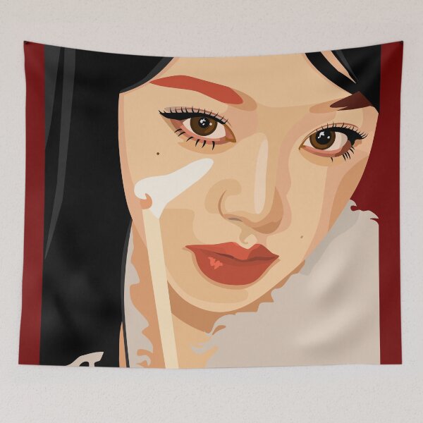 Item preview, Wonyoung of IVE in a stunning vector digital portrait. designed and sold by Aome22.