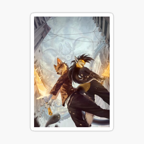 Alyx and Amadeus Sticker