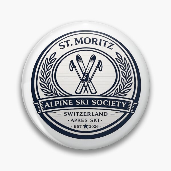 Item preview, St. Moritz Alpine Ski Society designed and sold by CLOUTKULT.