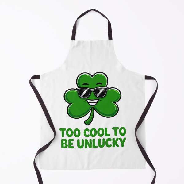 Item preview, Too Cool To Be Unlucky Shamrock – Funny St Patrick’s Day Clover with Sunglasses | Cool Irish Lucky Design designed and sold by BrainBubbleArt.