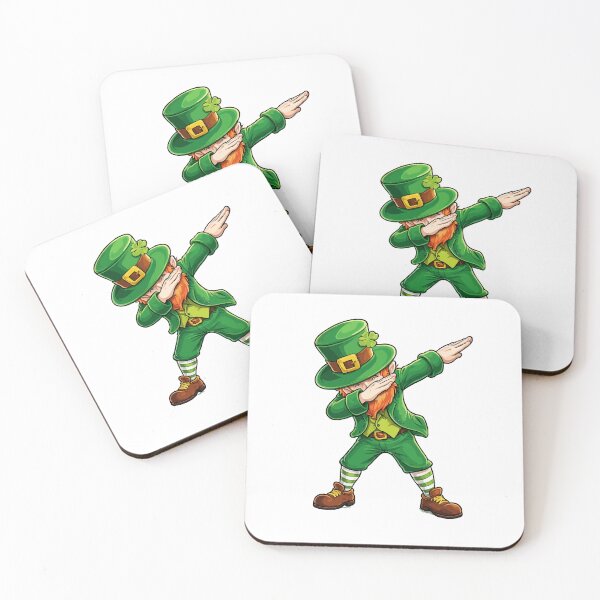 Item preview, Funny Dabbing Leprechaun – St. Patrick’s Day Irish Dab Cartoon with Shamrock Hat designed and sold by BrainBubbleArt.