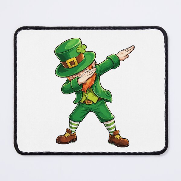 Item preview, Funny Dabbing Leprechaun – St. Patrick’s Day Irish Dab Cartoon with Shamrock Hat designed and sold by BrainBubbleArt.