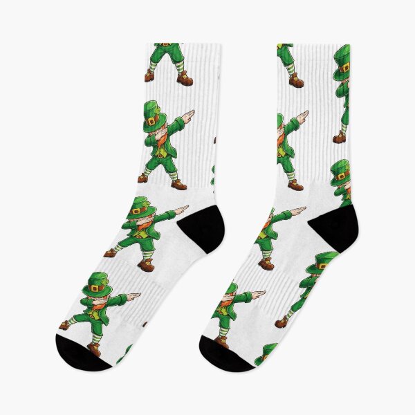 Item preview, Funny Dabbing Leprechaun – St. Patrick’s Day Irish Dab Cartoon with Shamrock Hat designed and sold by BrainBubbleArt.