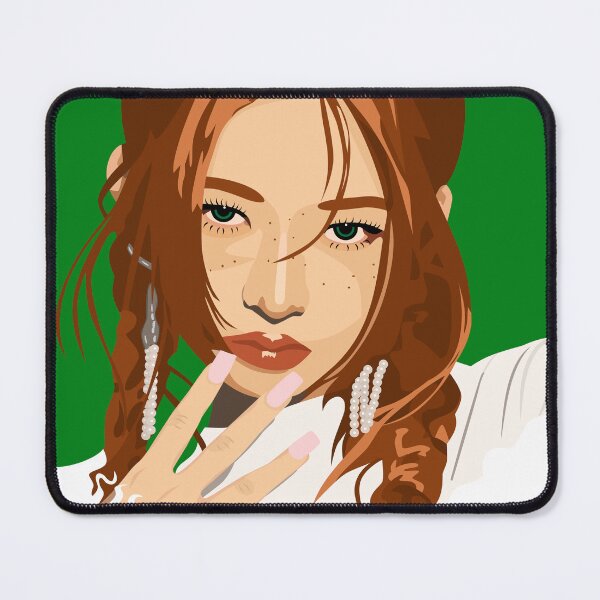 Item preview, Rei of IVE in a stunning vector digital portrait. designed and sold by Aome22.
