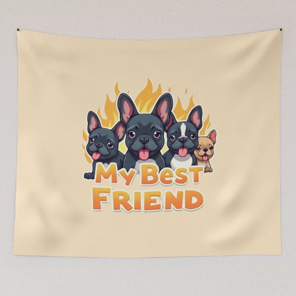 Item preview, My Best Friend Frenchie or Cute French Bulldog designed and sold by PriyaMagic.