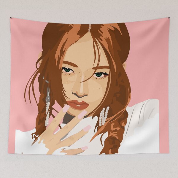 Item preview, Rei of IVE in a stunning vector digital portrait. designed and sold by Aome22.
