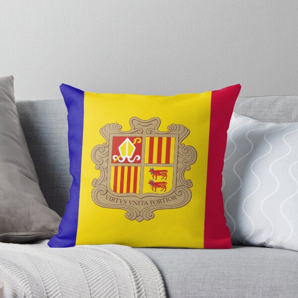 Item preview, Classic Andorra National Flag - Principality of Andorra Pride designed and sold by NTGUILTY.