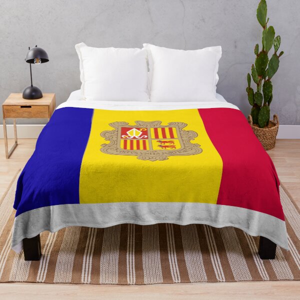 Item preview, Classic Andorra National Flag - Principality of Andorra Pride designed and sold by NTGUILTY.