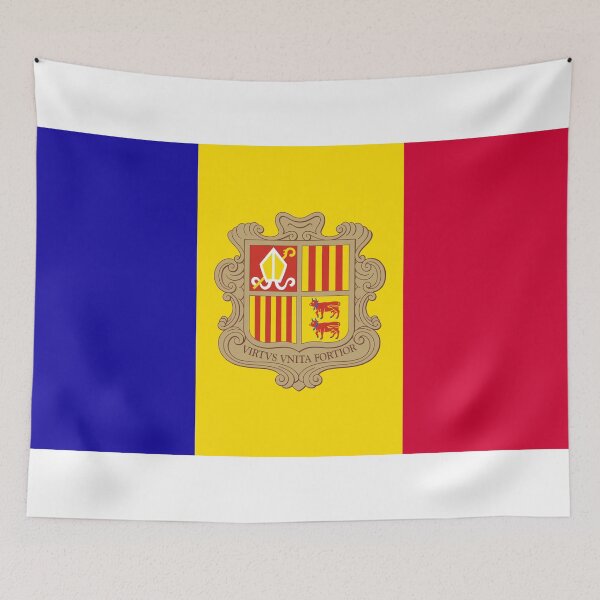 Item preview, Classic Andorra National Flag - Principality of Andorra Pride designed and sold by NTGUILTY.