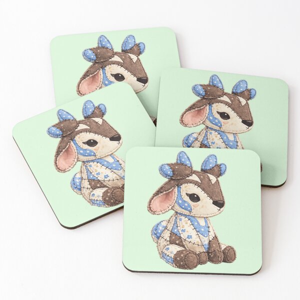 Item preview, Palia Inspired Proudhorned Sernuk Plush Patchwork Design designed and sold by WitchSoul.