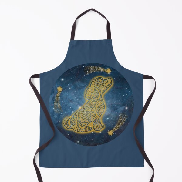 Item preview, Celestial Dog Galaxy Stars Magical Design designed and sold by 3DDesignSpot.