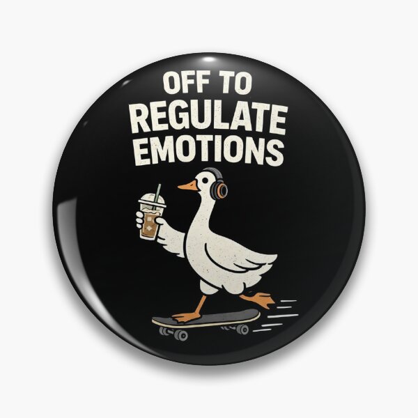 Item preview, Off to Regulate Emotions Funny Goose Mental Health Counselor designed and sold by djemai1995.