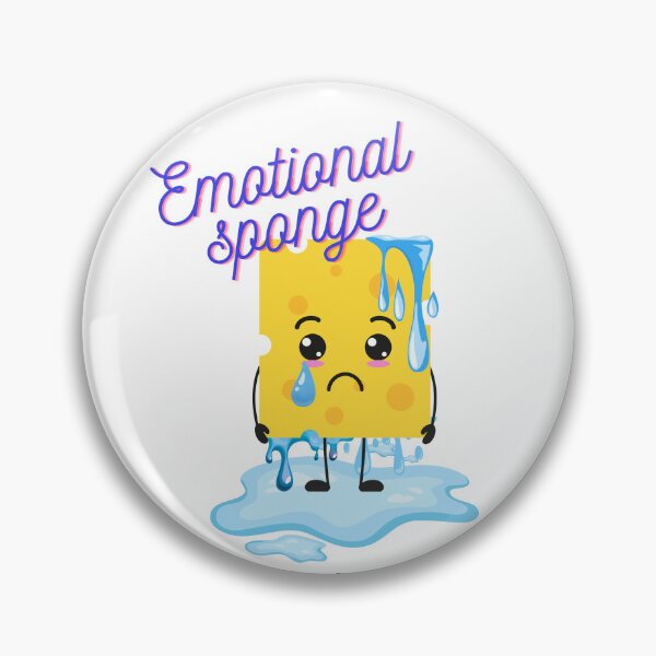 Item preview, Emotional Sponge - Soaked Again - Mental Health Illustration designed and sold by LouDSarG.