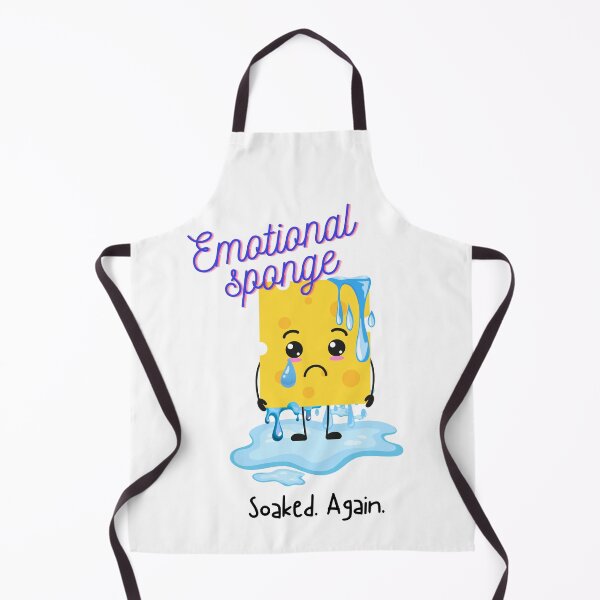 Item preview, Emotional Sponge - Soaked Again - Mental Health Illustration designed and sold by LouDSarG.