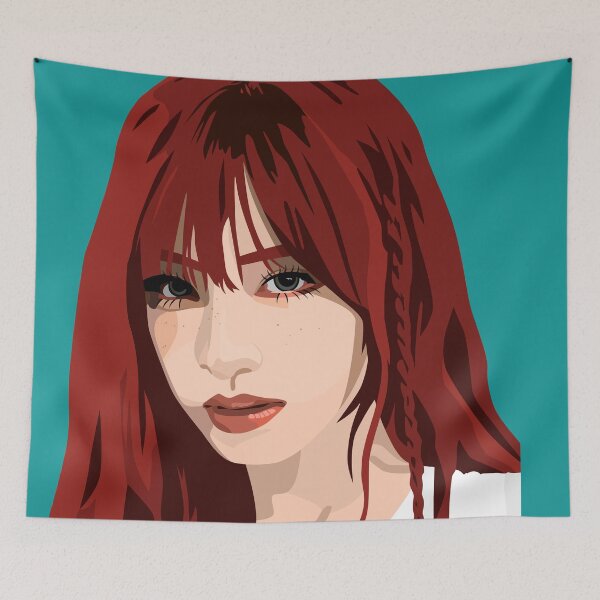 Item preview, Liz of IVE in a stunning vector digital portrait. designed and sold by Aome22.