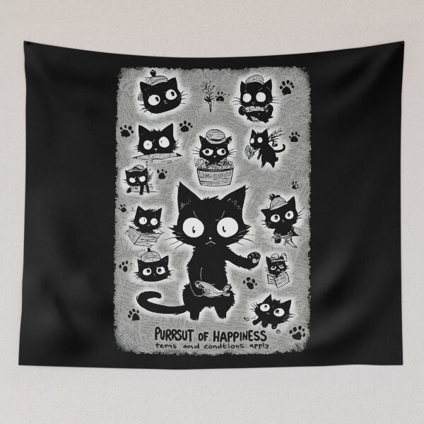 Item preview, Purrsuit Of Happiness - Cat designed and sold by owi-art.