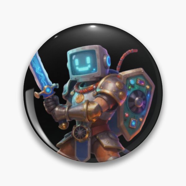 Item preview, Digital Paladin Warrior of the Future designed and sold by EpicMerchRealm.