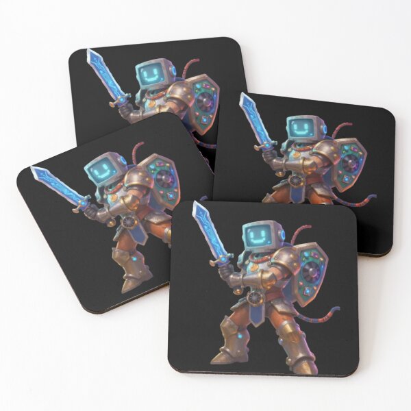 Item preview, Digital Paladin Warrior of the Future designed and sold by EpicMerchRealm.