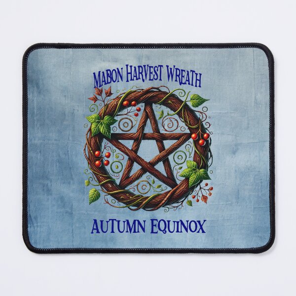 Item preview, Mabon Harvest Wreath — Ivy, Berries, and the Balance of the Autumn Equinox designed and sold by MysticOzzy.