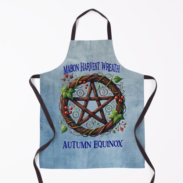 Item preview, Mabon Harvest Wreath — Ivy, Berries, and the Balance of the Autumn Equinox designed and sold by MysticOzzy.