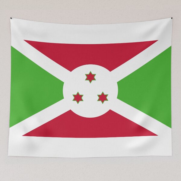 Item preview, Classic Burundi National Flag - Republic of Burundi Pride designed and sold by NTGUILTY.