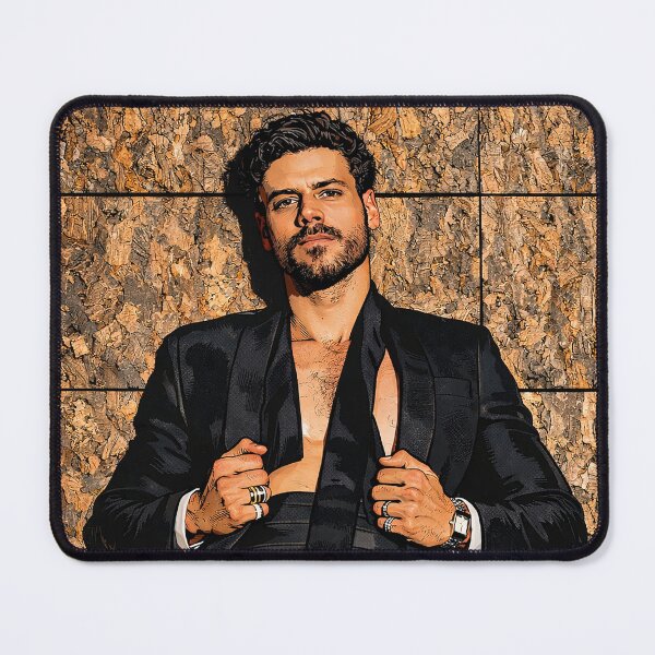 Item preview, François Arnaud posing (fan art) designed and sold by PopCultureAndStuff.