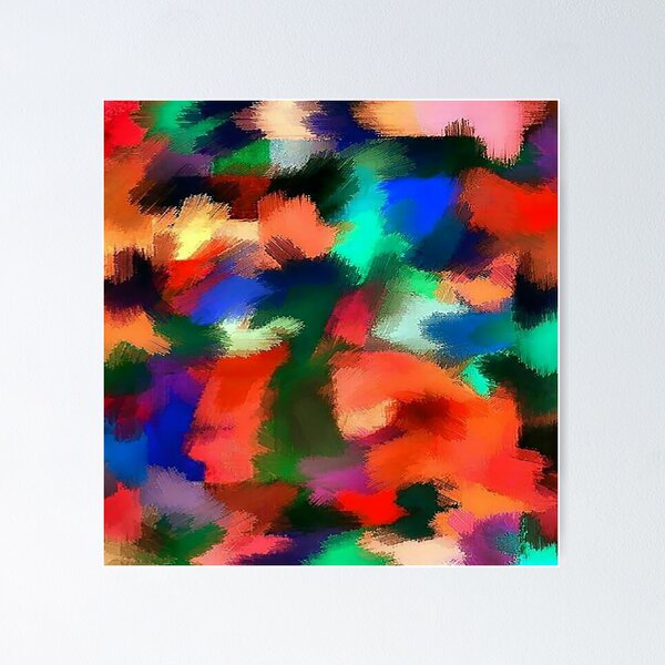 Item preview, Modern colorful art  designed and sold by FontheadArt.