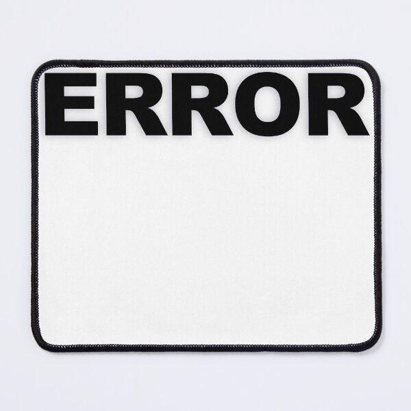Item preview, ERROR — Black Minimal Bold Type Statement designed and sold by WORDPAUSE.