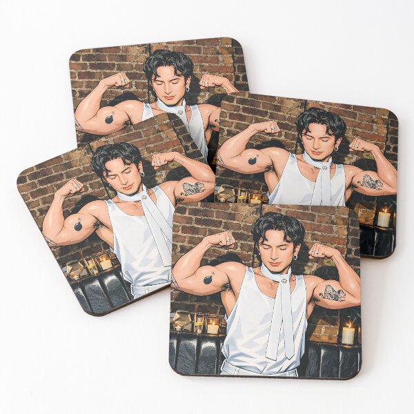 Item preview, Hudson Williams from Heated Rivalry and his muscles (fan art) designed and sold by PopCultureAndStuff.