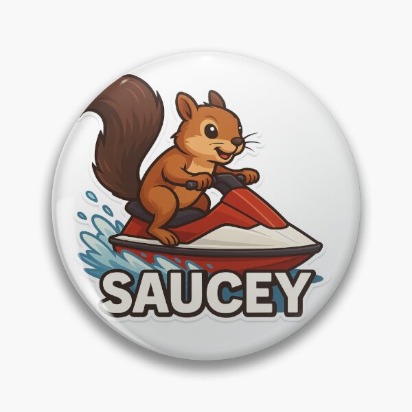 Item preview, Saucey Squirrel on a Jet-Ski designed and sold by sczahra.