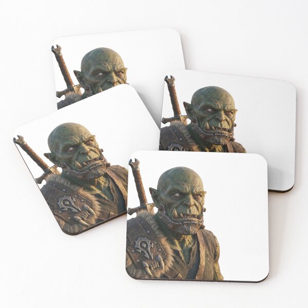 Item preview, Dark Warrior Orc Epic Fantasy Portrait designed and sold by EpicMerchRealm.