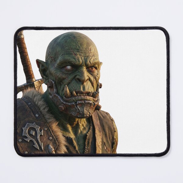 Item preview, Dark Warrior Orc Epic Fantasy Portrait designed and sold by EpicMerchRealm.