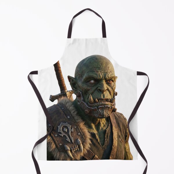 Item preview, Dark Warrior Orc Epic Fantasy Portrait designed and sold by EpicMerchRealm.