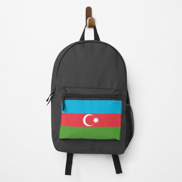 Item preview, Classic Azerbaijan National Flag - Land of Fire Pride designed and sold by NTGUILTY.