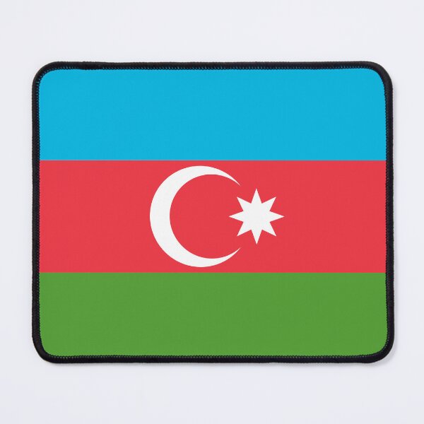 Item preview, Classic Azerbaijan National Flag - Land of Fire Pride designed and sold by NTGUILTY.