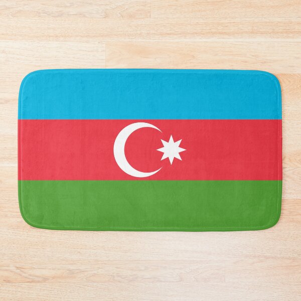 Item preview, Classic Azerbaijan National Flag - Land of Fire Pride designed and sold by NTGUILTY.